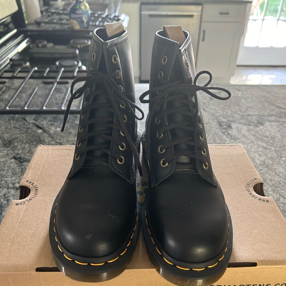 Dr. Martin Black Combat boots—sz 8